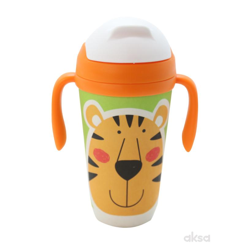 Baby Chef flašica sa slamčicom tigar 350ml 