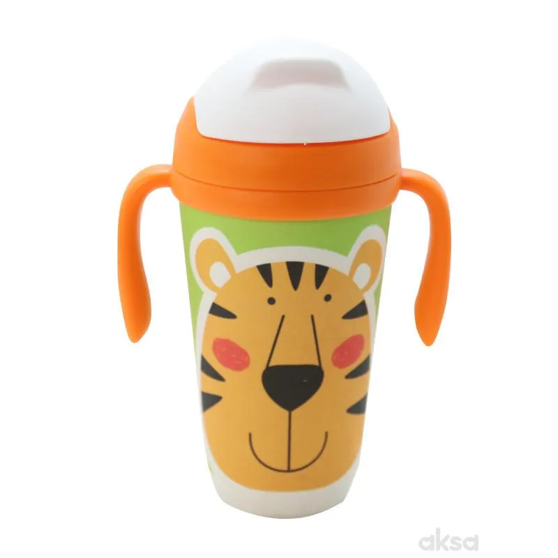 Baby Chef flašica sa slamčicom tigar 350ml