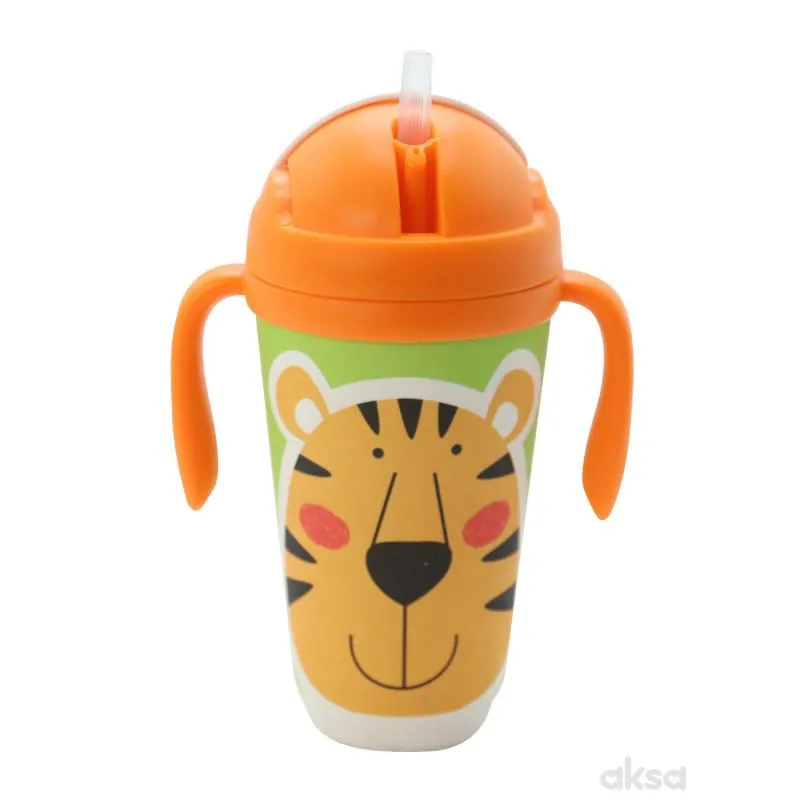 Baby Chef flašica sa slamčicom tigar 350ml
