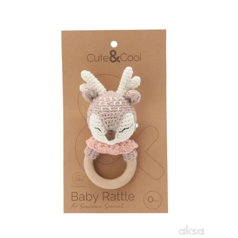 Cute&Cool drvena zvečka Jelen