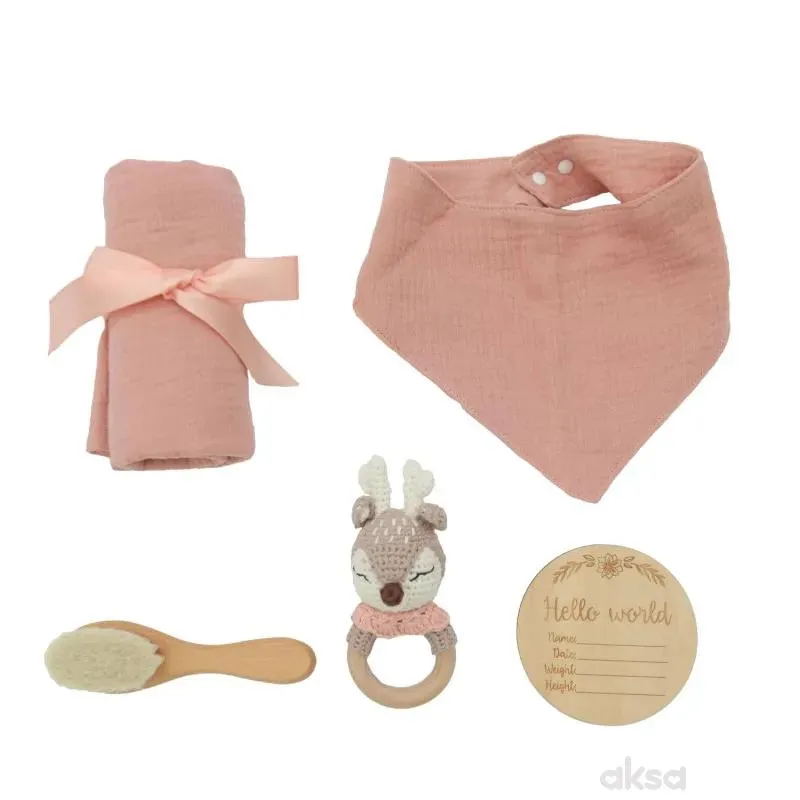 Cute&Cool poklon set za bebe jelen 4 kom