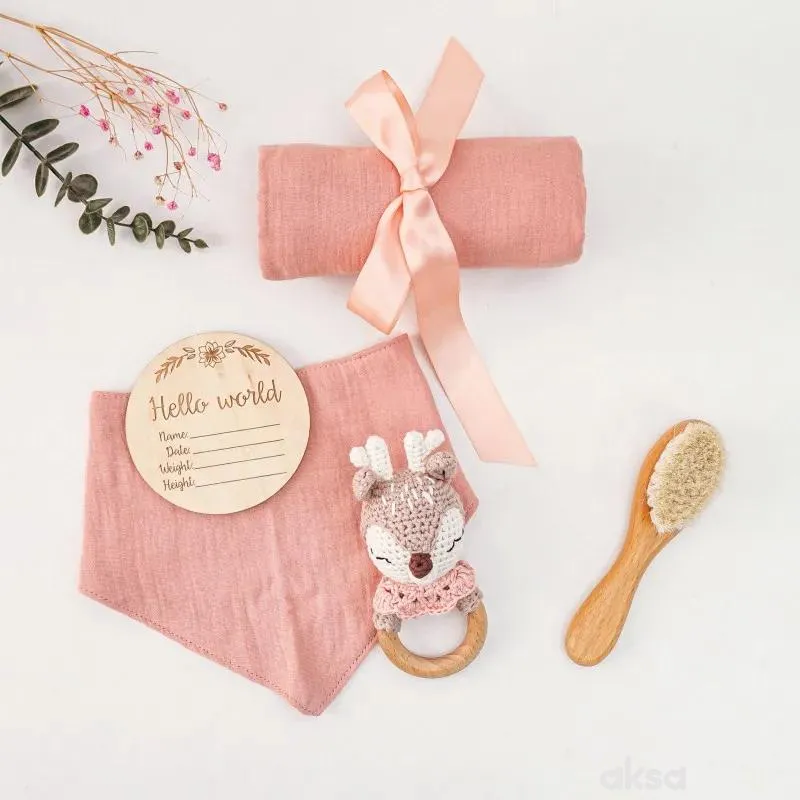 Cute&Cool poklon set za bebe jelen 4 kom