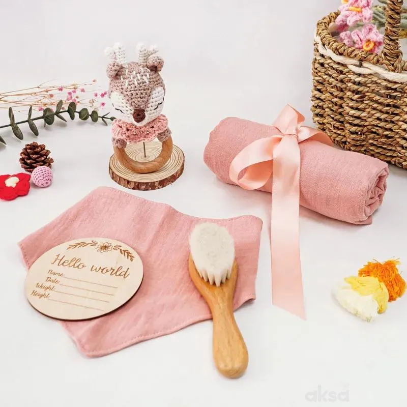 Cute&Cool poklon set za bebe jelen 4 kom