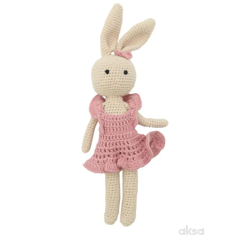 Cute&Cool pletena lutka velika zečica