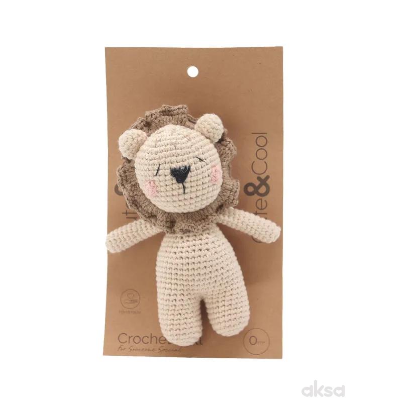 Cute&Cool pletena lutka 16cm lav 