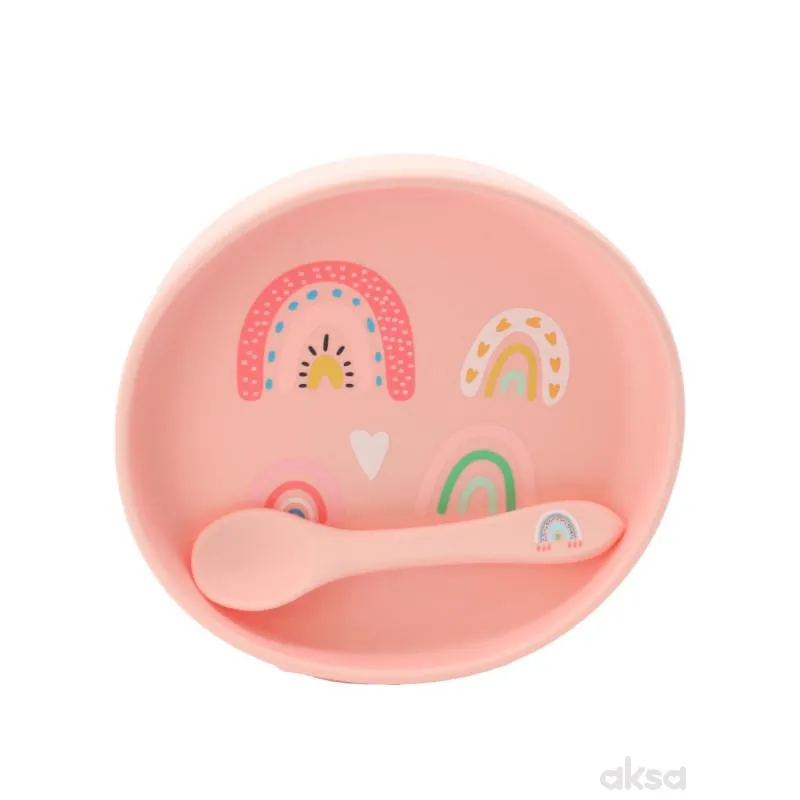 Baby Chef silikonski set za hranjenje, duga