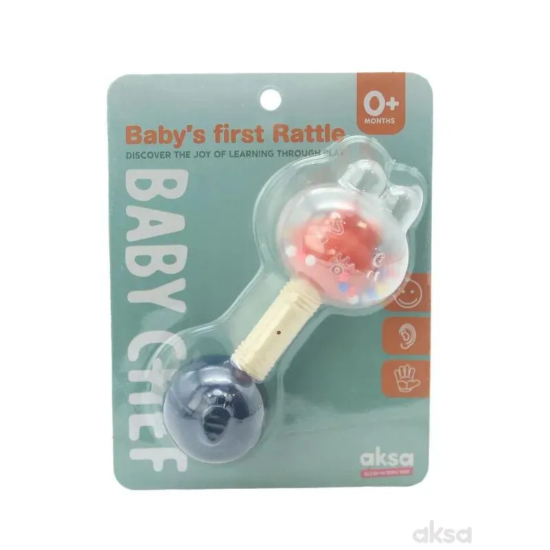 Baby Chef plastična zvečka zeka