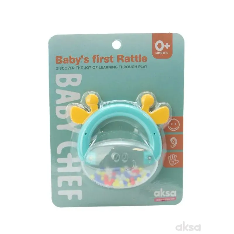 Baby Chef plastična zvečka žirafa