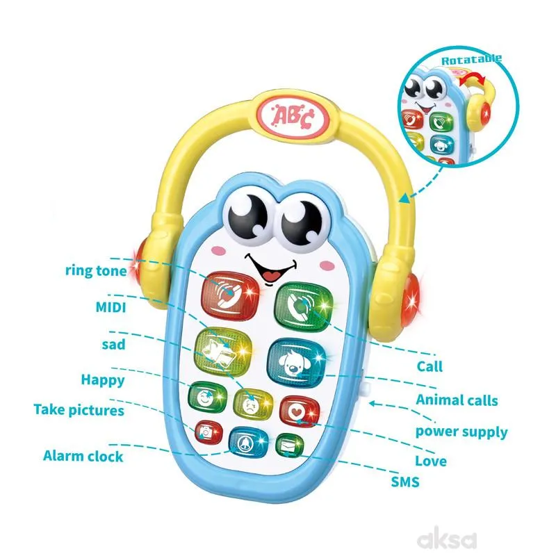 Cute&Cool muzička igračka telefon