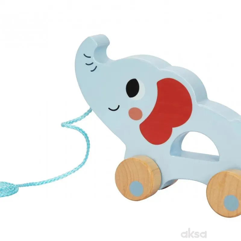 Cute&Cool drvena igračka slon na vuču