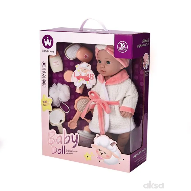 Cute&Cool lutka beba dodaci za kupanje, 40cm