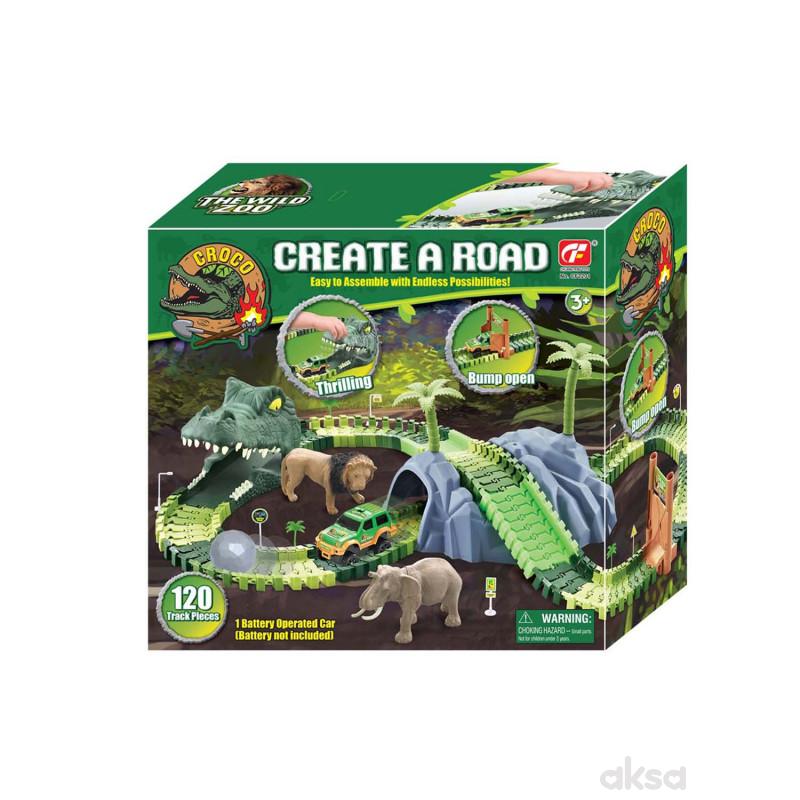 Cute&Cool uradi sam dino staza sa autom, 120kom 