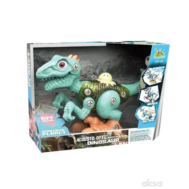 Cute&Cool dinosaurus uradi sam, zeleni 