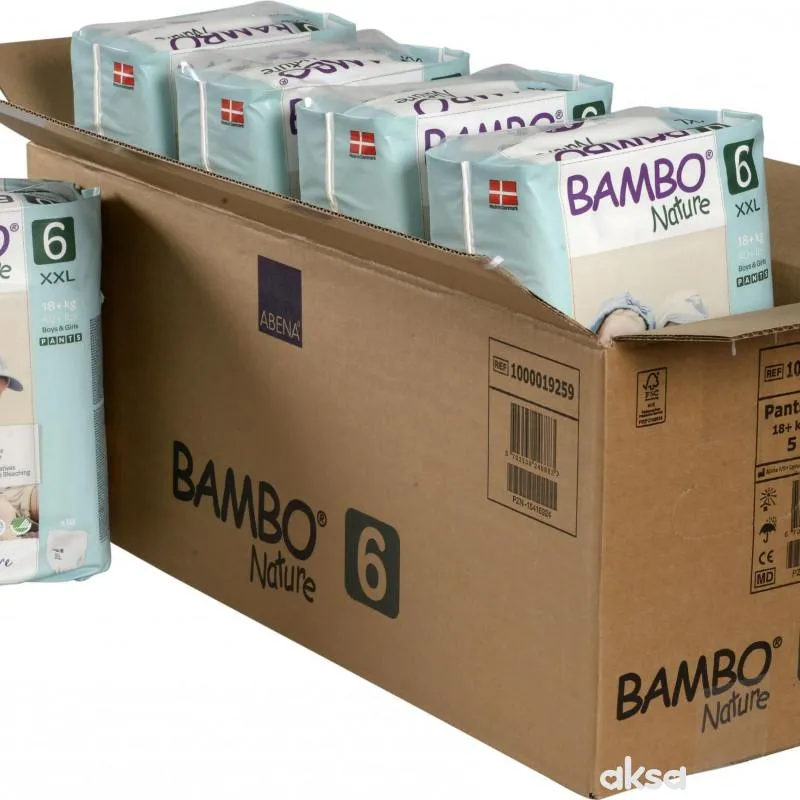 Bambo gacice pak 6, 18+kg 3+2 gratis 
