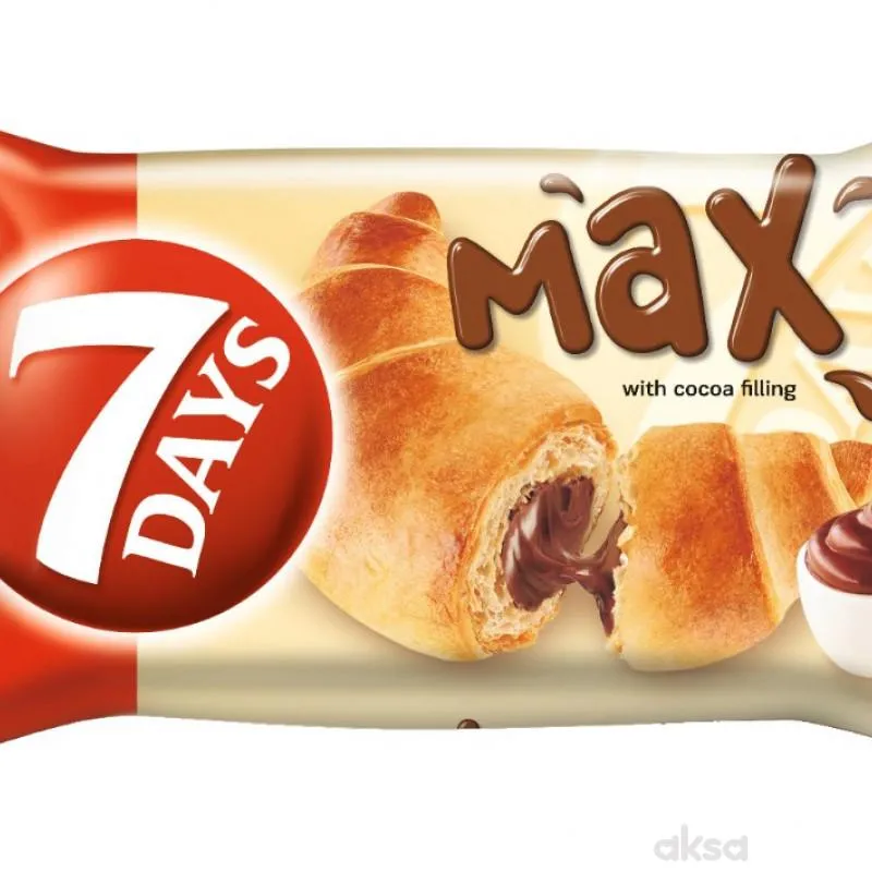 7days max croissant cocoa 80g