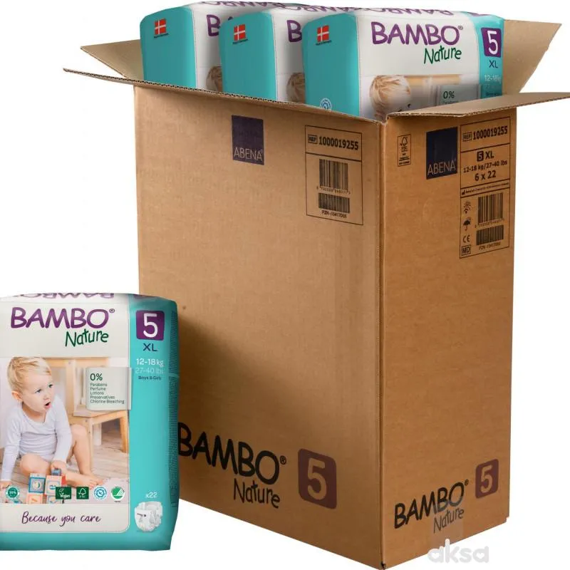 Bambo pelene pak 5, 12-18kg  4+2gratis 