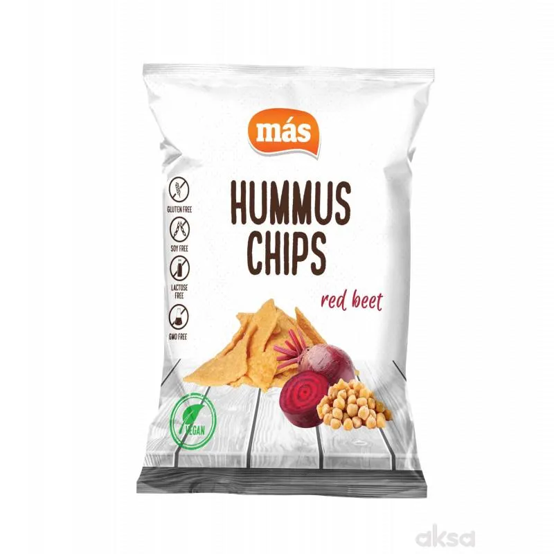 Mas hummus chips 50g cvekla