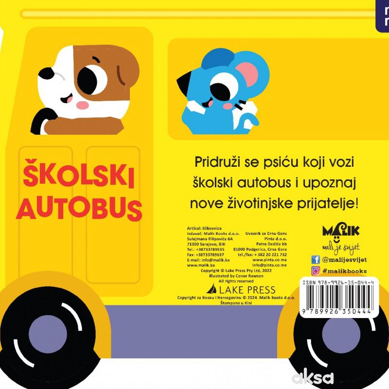 Malik mini me vozila-školski autobus 