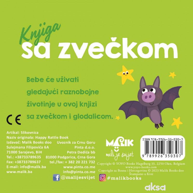 Malik knjiga sa zvečkom - boje 