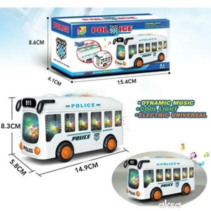 Tomošped autobus 15x8cm