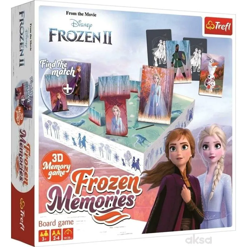 Igr Disney Igra Memorije 3d Frozen 2