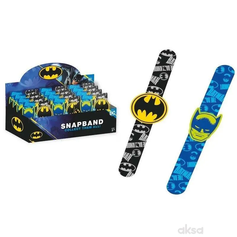 Batman silicone snap band narukvica (display 24/1)