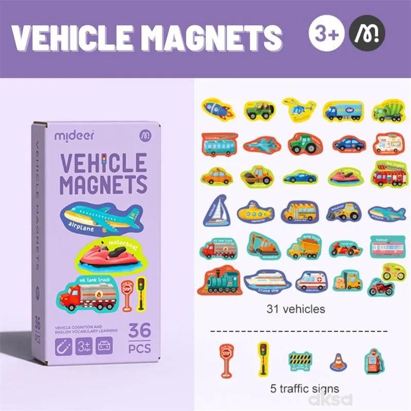MID: Magnetni kreativni set - Prijevozna sredstva 