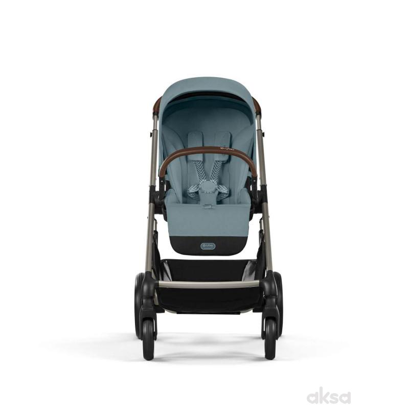 Cybex kolica Balios S Lux Stormy Blue (taupe ram) 