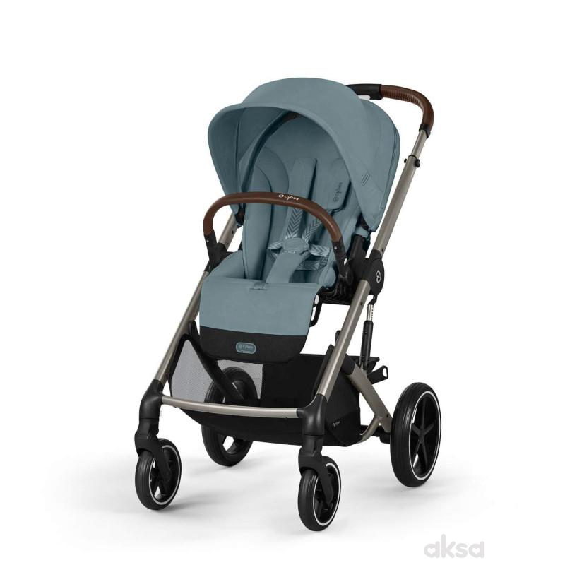 Cybex kolica Balios S Lux Stormy Blue (taupe ram) 