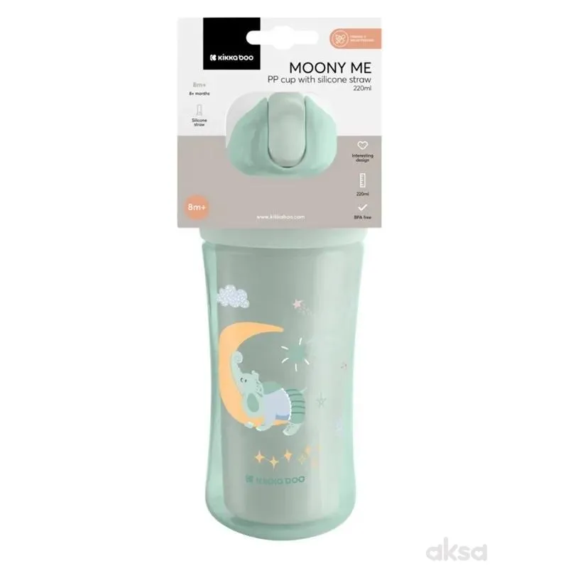 Kikka Boo šalica sa sil.slam.220ml,moony me mint