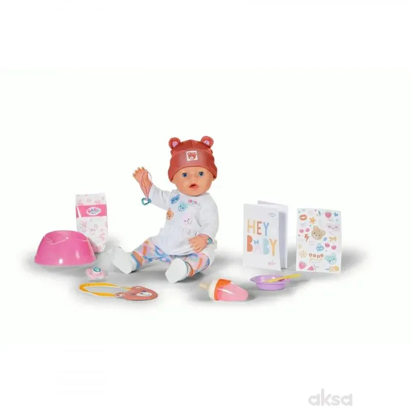 Baby Born lutka Emma teddy style 43cm