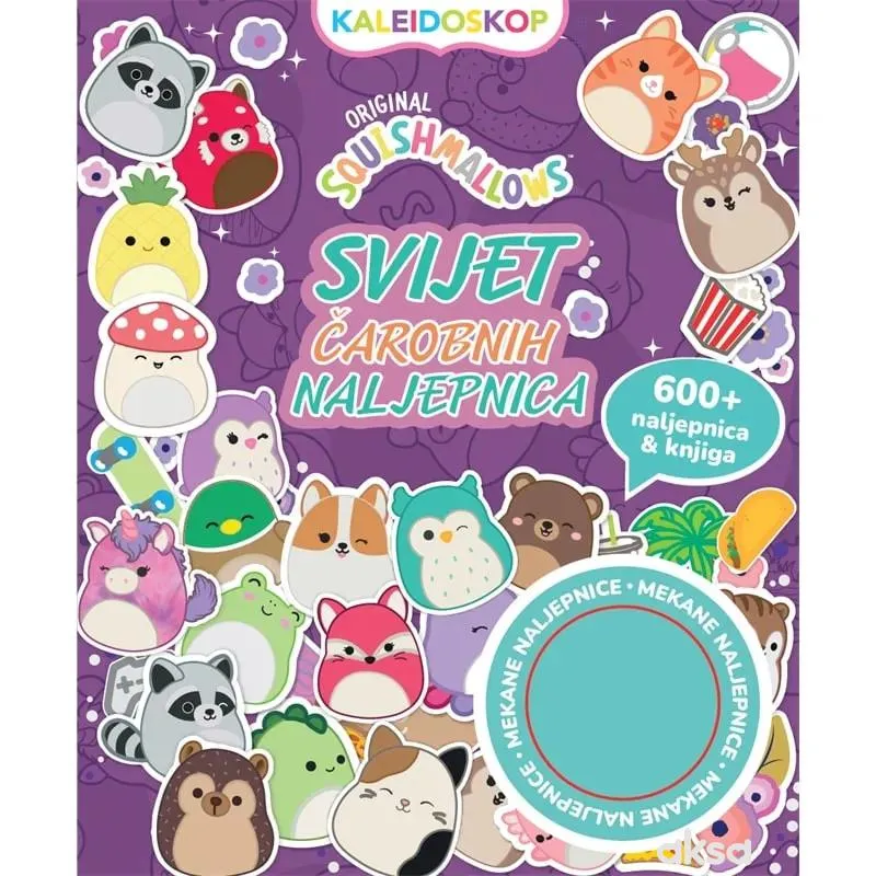 Squishmallows:Knjiga s bombastičnim naljepnicama
