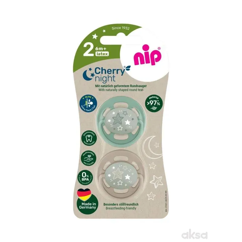 Nip laža Green višnjica noćna, kaučuk,6+m,2kom,mix