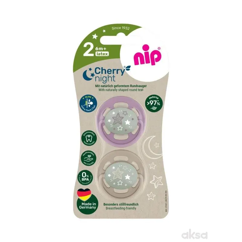 Nip laža Green višnjica noćna, kaučuk,6+m,2kom,mix