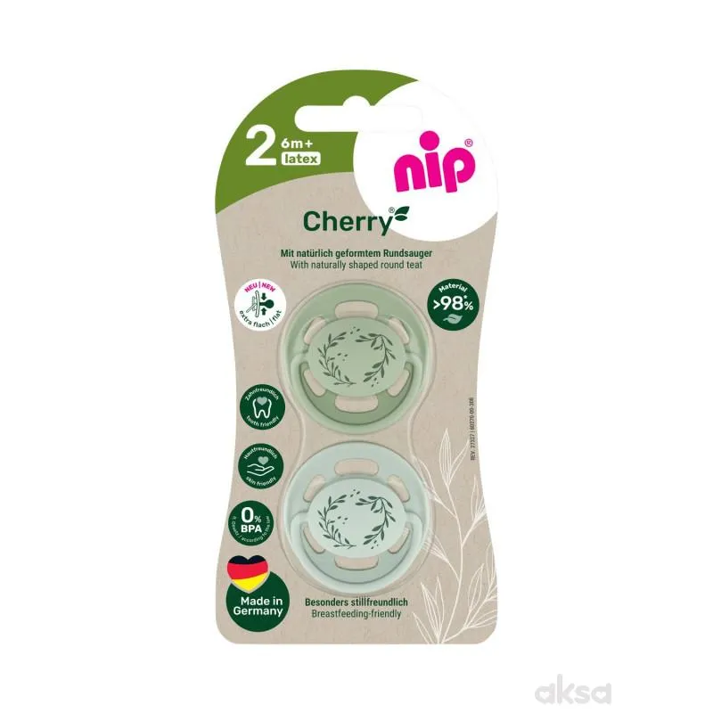 Nip laža Green višnjica, kaučuk, 6+m, 2 kom