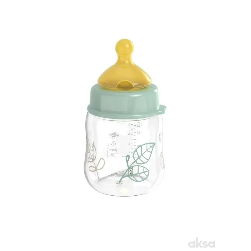 Nip Green PP flašica zelena 120ml 0m+,S protok
