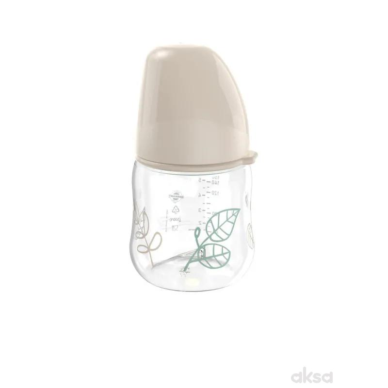 Nip Green PP flašica bež 120ml 0m+, S protok 