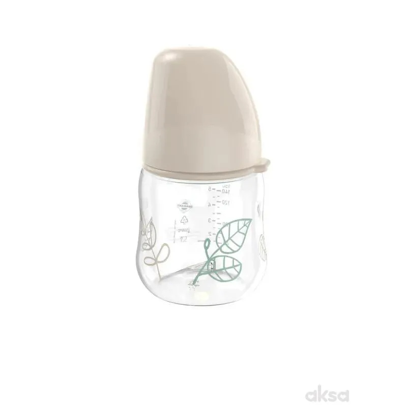 Nip Green PP flašica bež 120ml 0m+, S protok