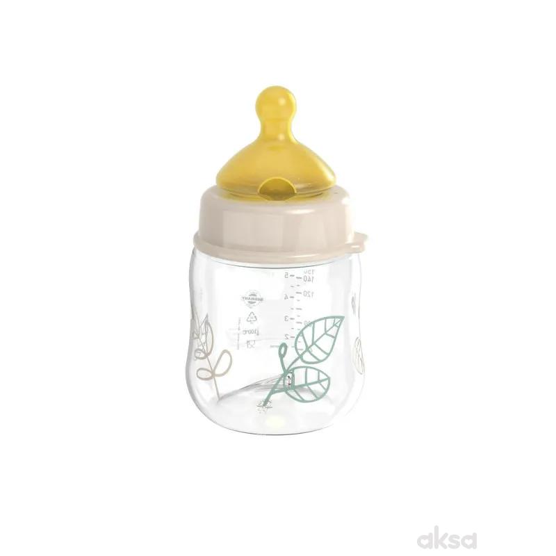 Nip Green PP flašica bež 120ml 0m+, S protok 