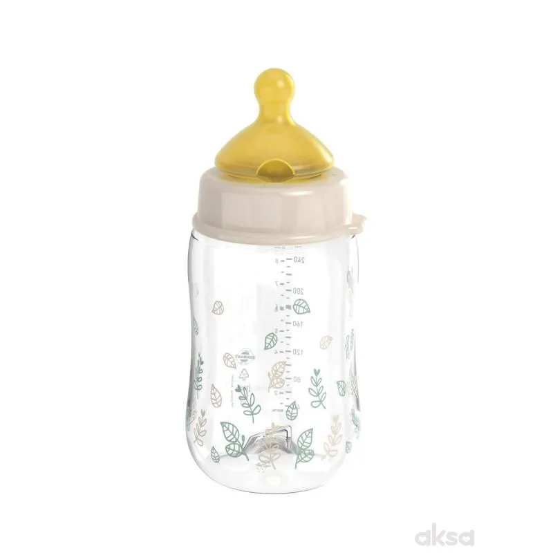 Nip Green PP flašica bež 240ml 0m+, M protok