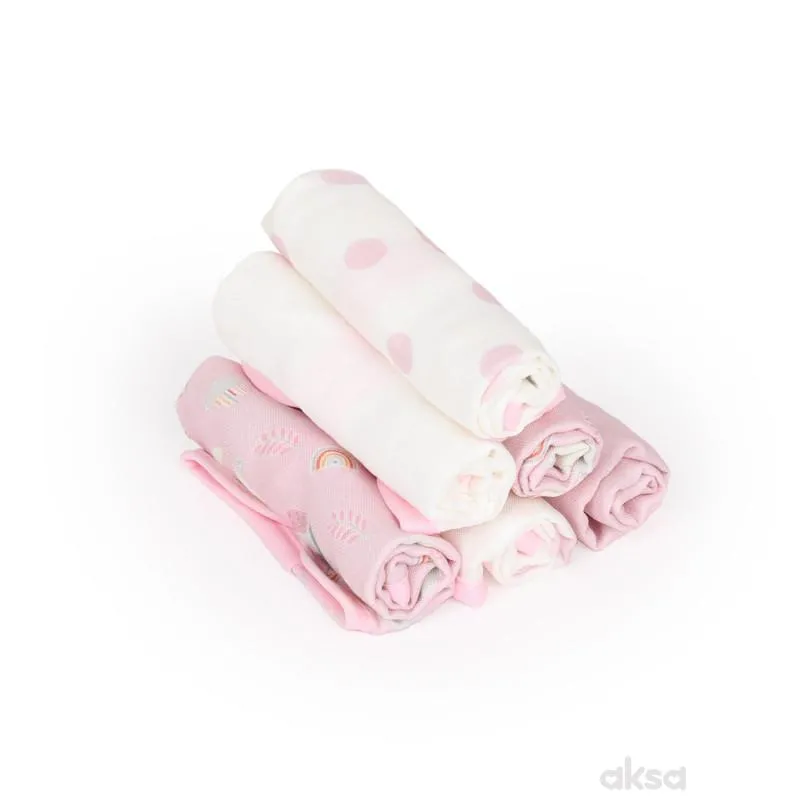 Jungle bebi set prvi otisak, roze