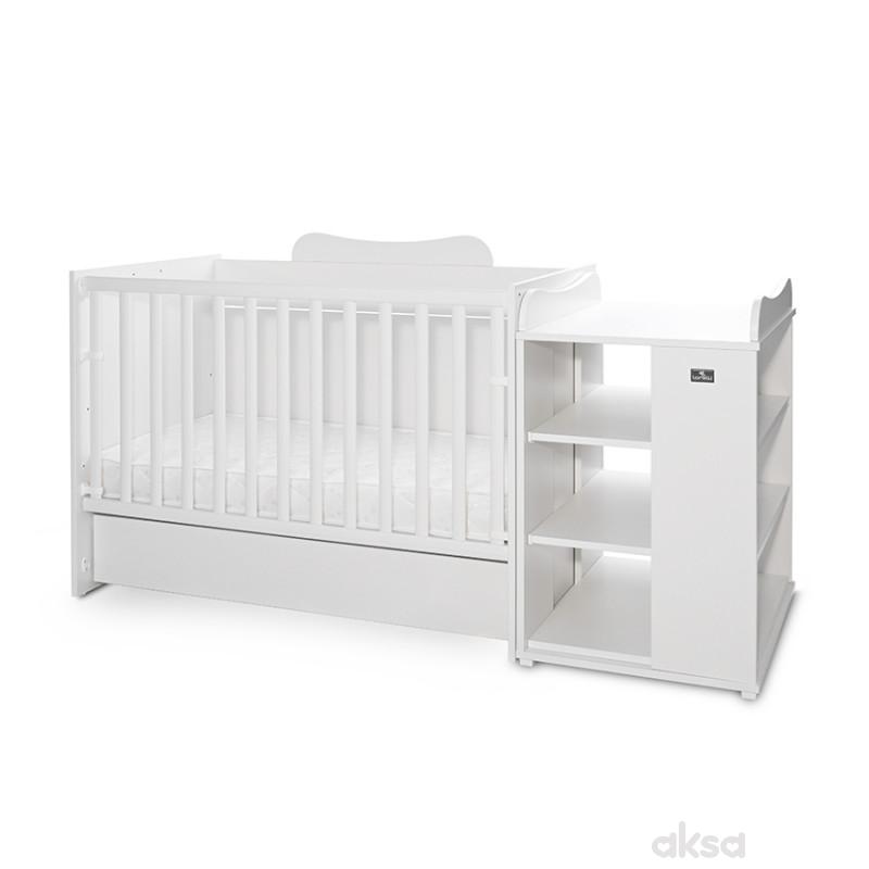 Lorelli krevetac Multi 5/1 190/72 white 
