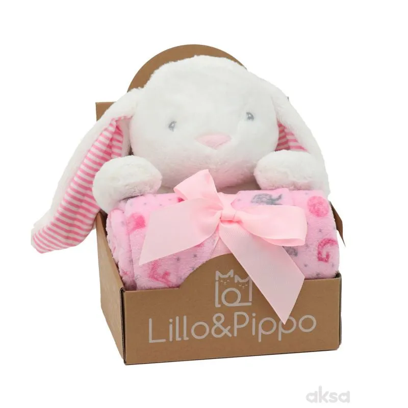 Lillo&Pippo ćebe sa igračkom zeka
