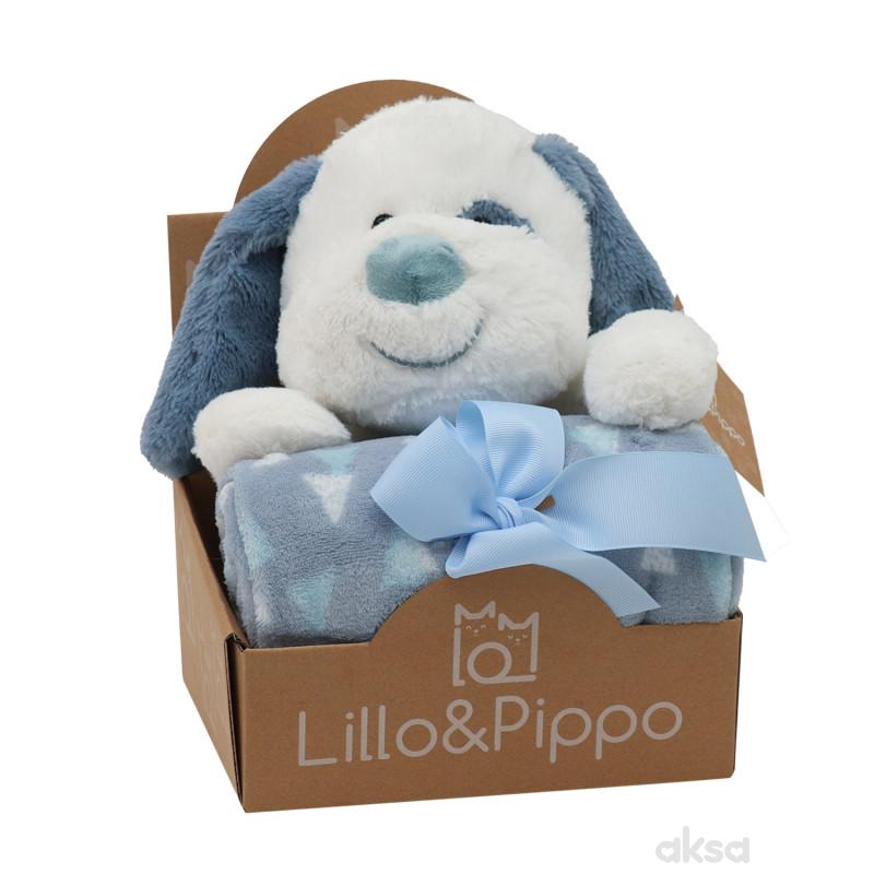 Lillo&Pippo ćebe sa igračkom kuca 