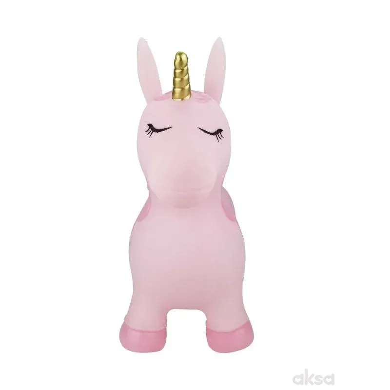 Cute&Cool igračka za skakanje roze jednorog 