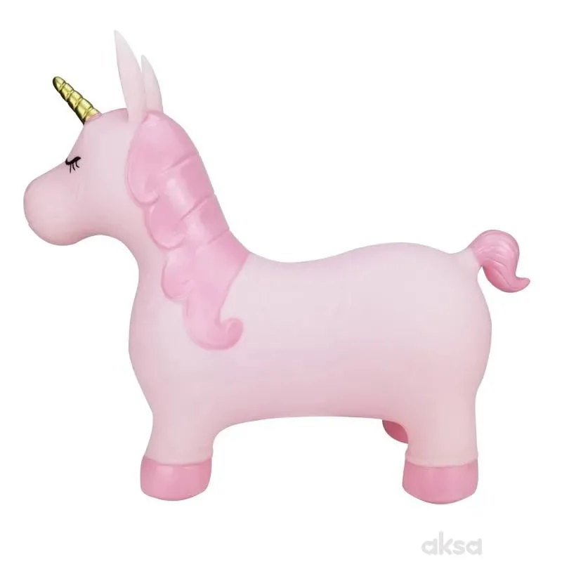 Cute&Cool igračka za skakanje roze jednorog 
