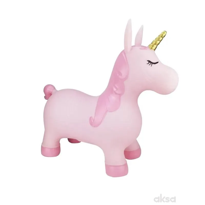 Cute&Cool igračka za skakanje roze jednorog 