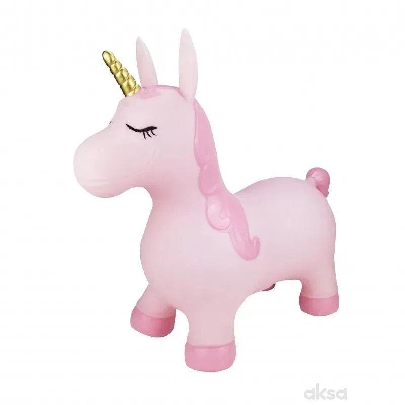 Cute&Cool igračka za skakanje roze jednorog