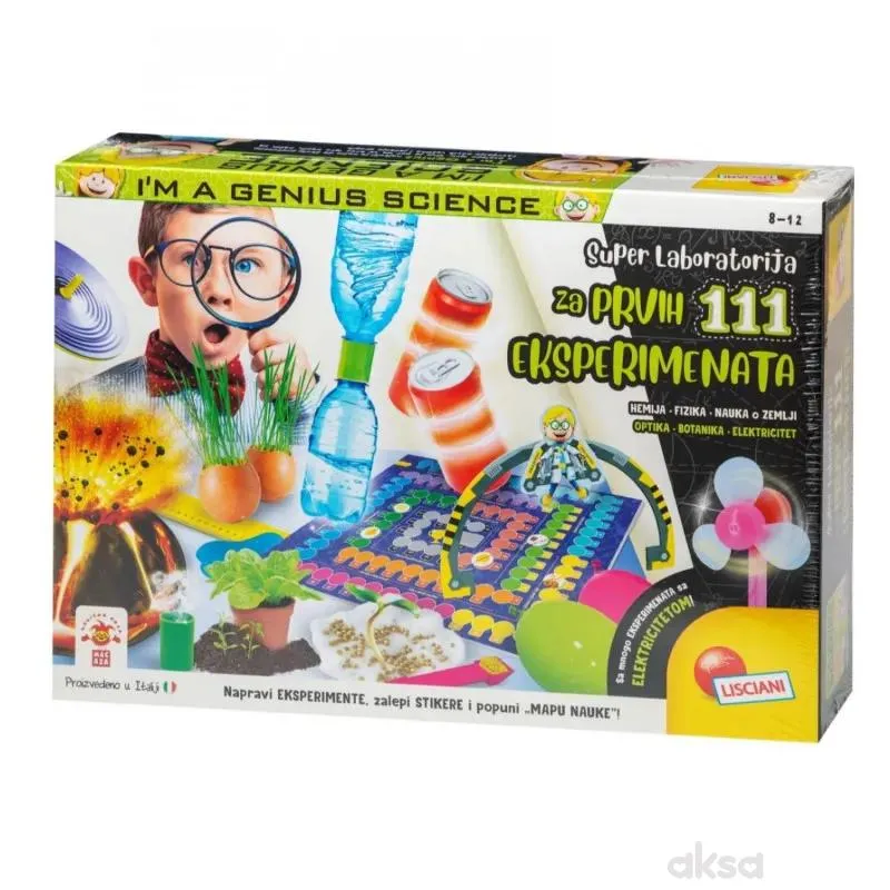 Mali Genije Edukativni set SR 111 eksperimenata 