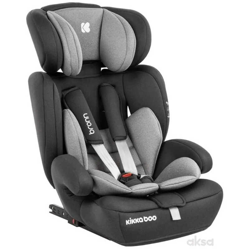 Kikka Boo a-s Bronn isofix 9-36kg, grey